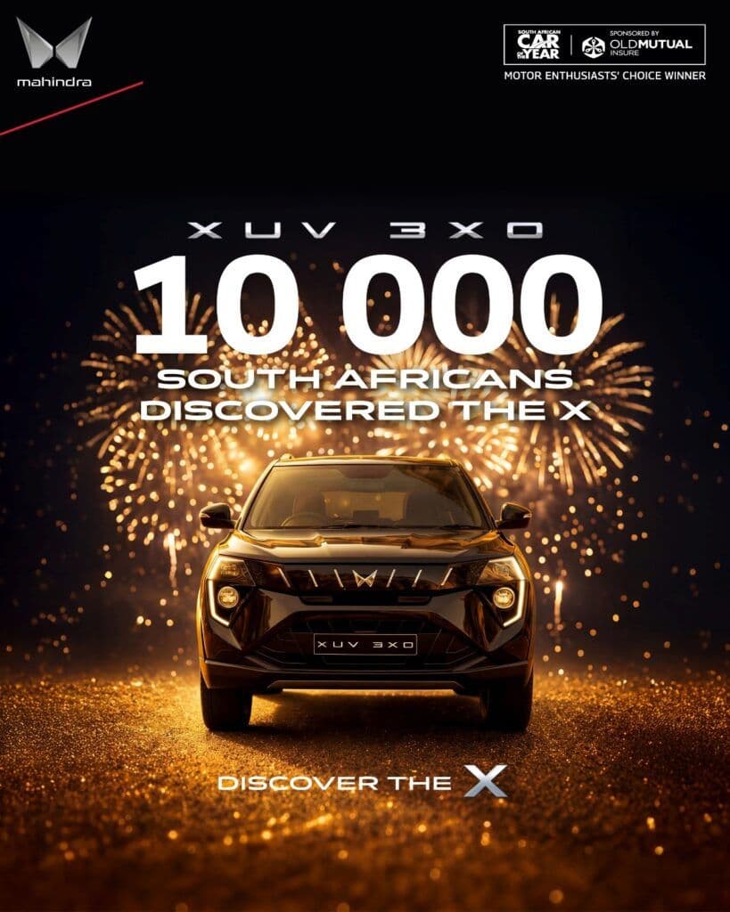 XUV 3XO compact SUV hits 10 000-unit milestone in record time
